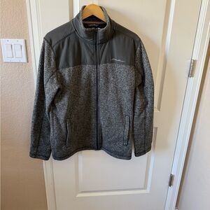 EDDIE BAUER FLEECE JACKET MENS M